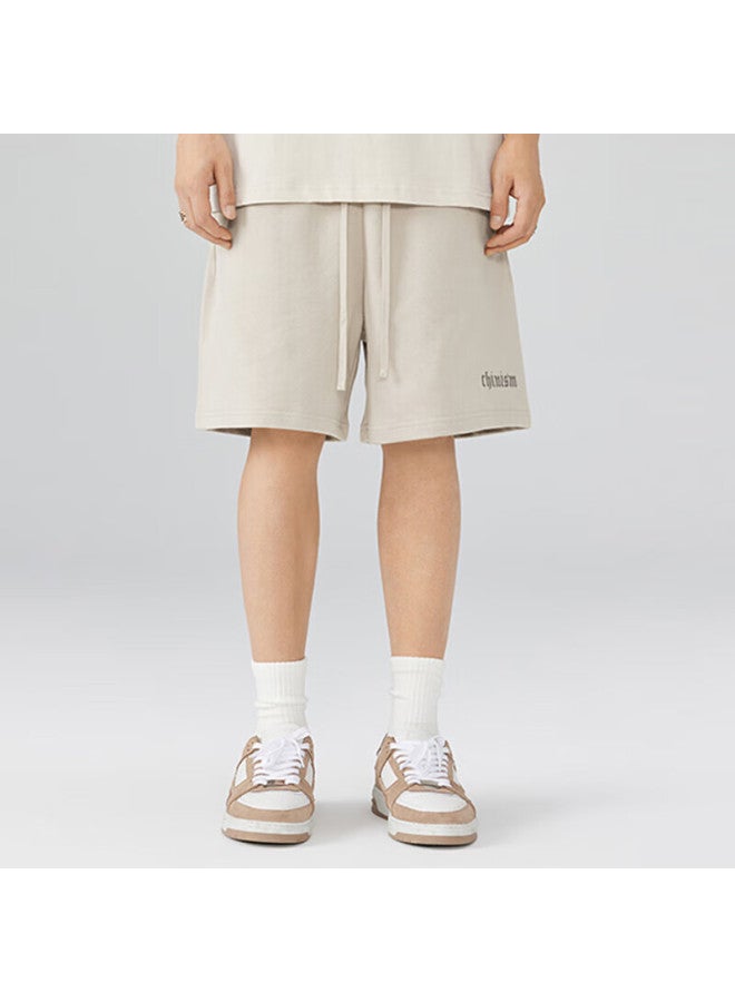 Chinism Men'S Summer Simple Cotton Knitted Trendy Sports Casual Shorts Cj2212Y6037 - Image 3