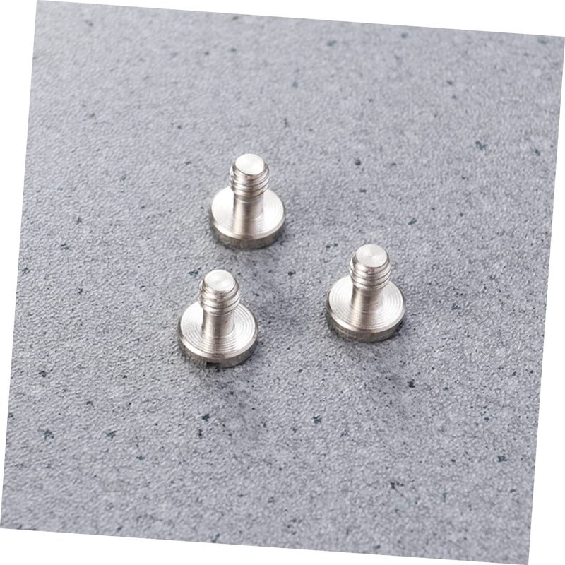 2pcs Silver Quick Release Plate Screws For Tripod Stainless Steel Thread - Image 4