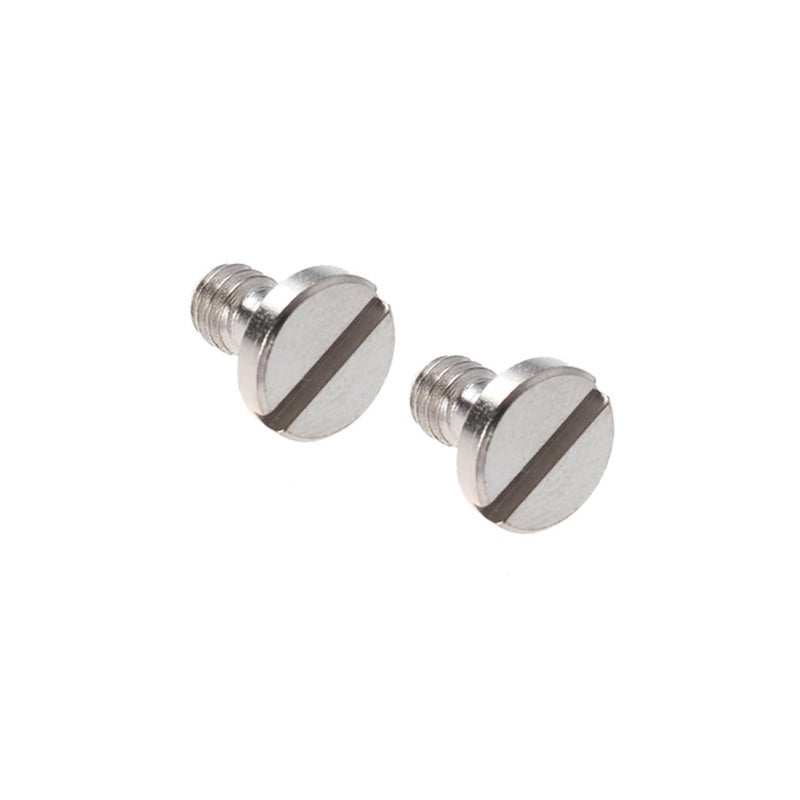 2pcs Silver Quick Release Plate Screws For Tripod Stainless Steel Thread - Image 2