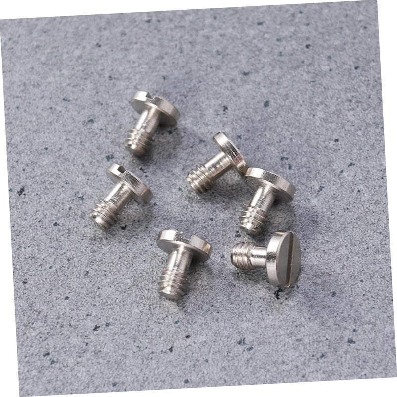 2pcs Silver Quick Release Plate Screws For Tripod Stainless Steel Thread - Image 5
