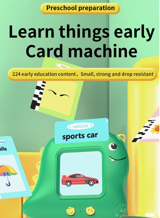 LIXADA Educational Toys For Toddlers Talking Flash Cards Educational Toys,Languages: English and Arabic, Gift for Kids Age 3+ - Image 1