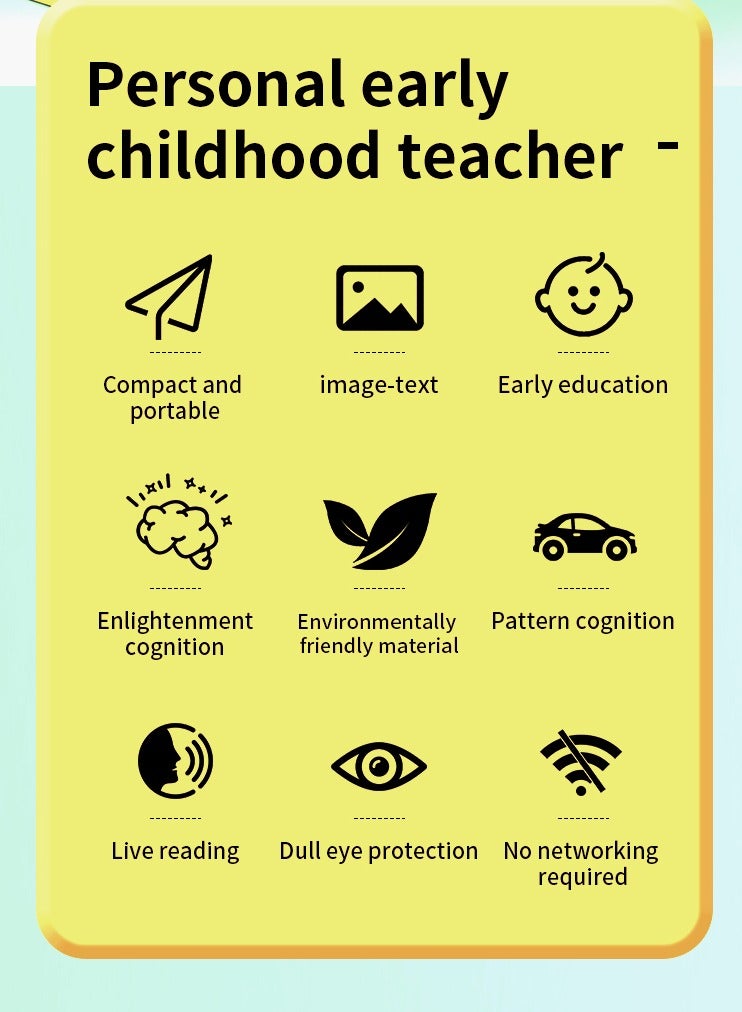 LIXADA Educational Toys For Toddlers Talking Flash Cards Educational Toys,Languages: English and Arabic, Gift for Kids Age 3+ - Image 2