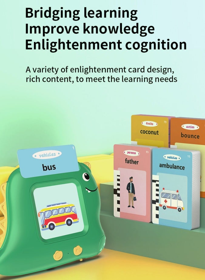 LIXADA Educational Toys For Toddlers Talking Flash Cards Educational Toys,Languages: English and Arabic, Gift for Kids Age 3+ - Image 3