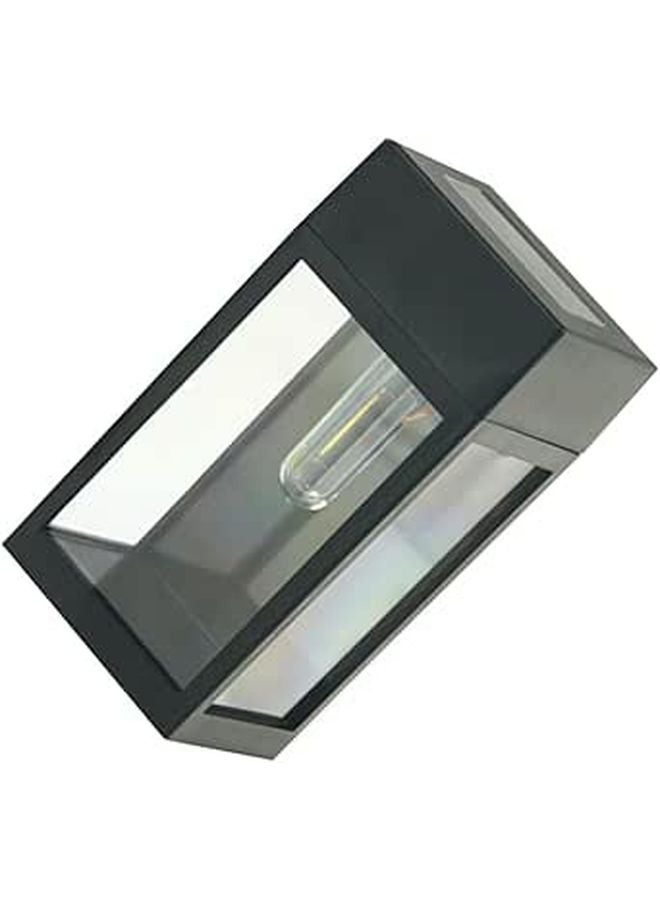 Solar Powered Waterproof LED Wall Light With Motion Sensor For Outdoor Garden Patio Black - Image 1