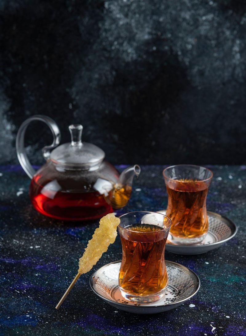 Black Ice Tea Peach Cocktail Strong Loose Leaf Breakfast Invigorating Aroma