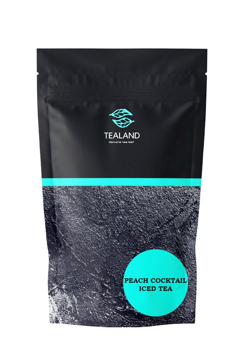 Black Ice Tea Peach Cocktail Strong Loose Leaf Breakfast Invigorating Aroma