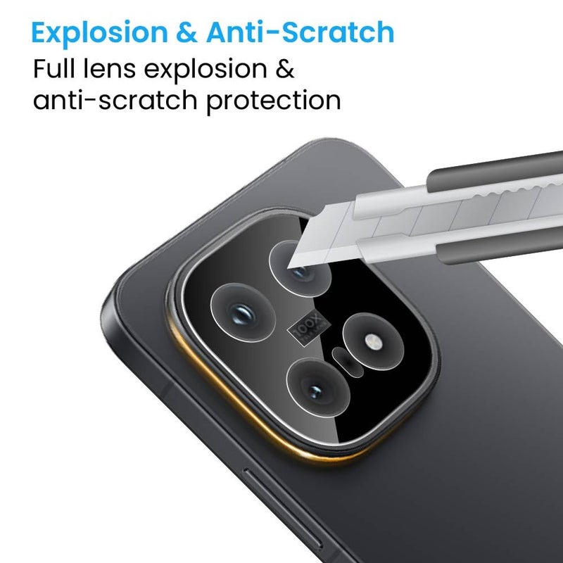 FIRST MART Premium Camera Lens Protection For iQOO 15 5G (6.85 Inches) With Edge-to-Edge Protector Coverage and Installation Kit |Black, Pack of 1 - Image 3