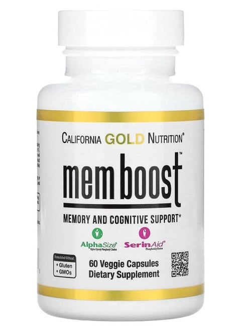 MEM Boost, Memory & Cognitive Support, 60 Veggie Capsules