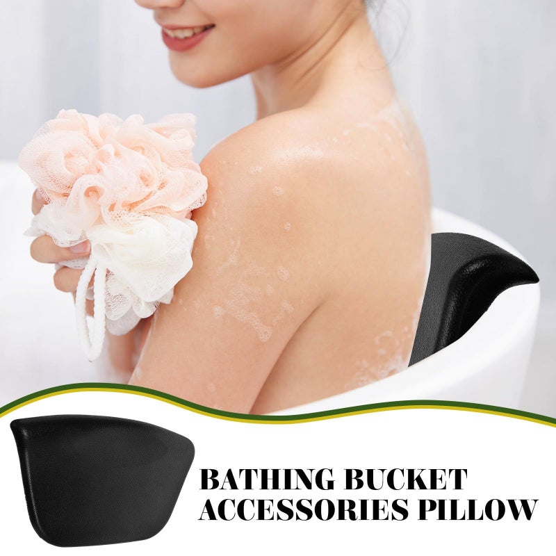 Balacoo Bathtub Pillow with Suction Cups Removable Spa Cushion for Neck and Back Support - Image 4
