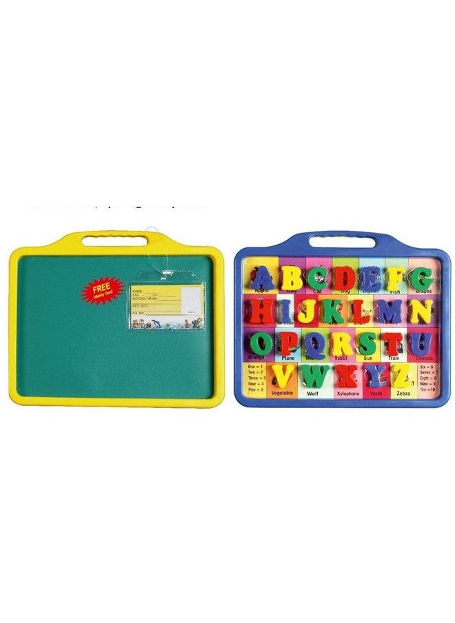 Educational Alphabet Slate 2 In 1 To Learn Pictures Spellings & Alphabets Along With Green Chalk Writing Board In Assorted Colour For Kids Ages 3+ - pzsku/Z92D5E75638D499AA9634Z/45/_/1692784104/b845bc34-87e6-42fb-8d31-8ee10acb012f