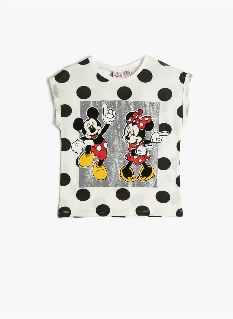 كوتون Minnie Mouse T-Shirt Oversized Licensed Gleamy Cotton