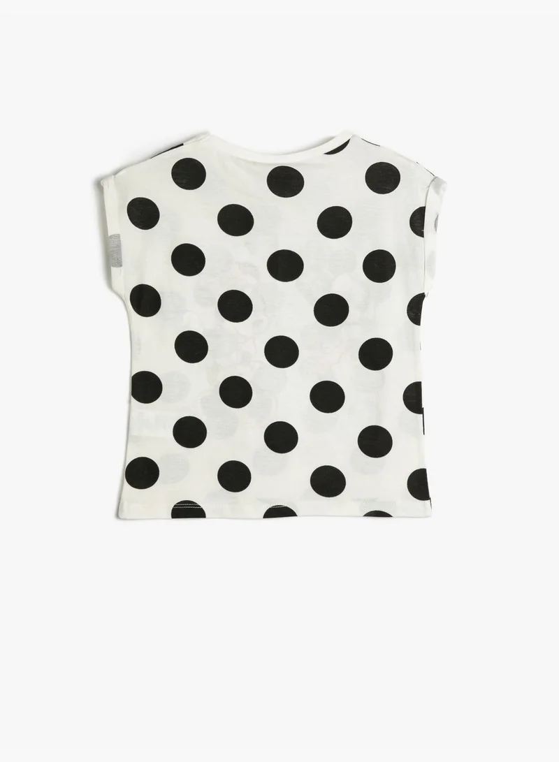 كوتون Minnie Mouse T-Shirt Oversized Licensed Gleamy Cotton