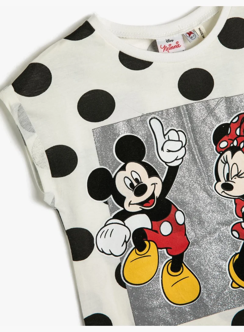 كوتون Minnie Mouse T-Shirt Oversized Licensed Gleamy Cotton