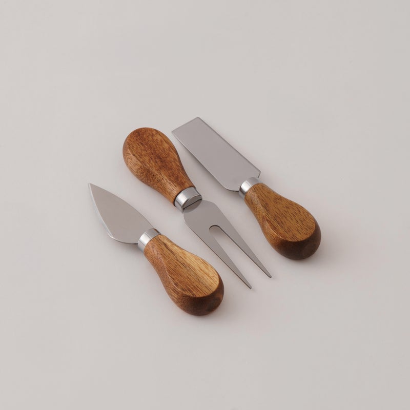 Alberto Acacia Wood Cheese Board 48*20*2Cm, Brown - Image 4