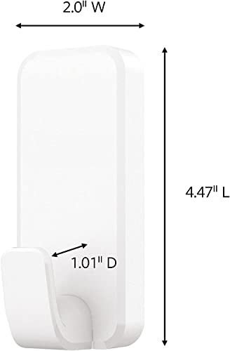 Command 10 lb XL Heavyweight Hook, 2 Wall Hooks and 6 Command Strips, Damage-Free Hanging with Adhesive, Heavy Duty Hanging Great for Christmas Decorations - Image 2