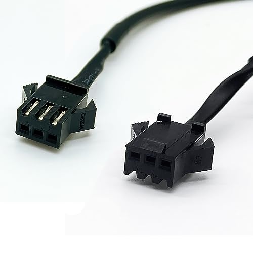 Jstincal ARGB Female Cable, 1-to-1 ARGB Extension Cable, 5V 3-Pin Digital Addressable RGB Extension Cable, ARGB PC Cables, 11.8 Inches, 3-Pack - Image 5