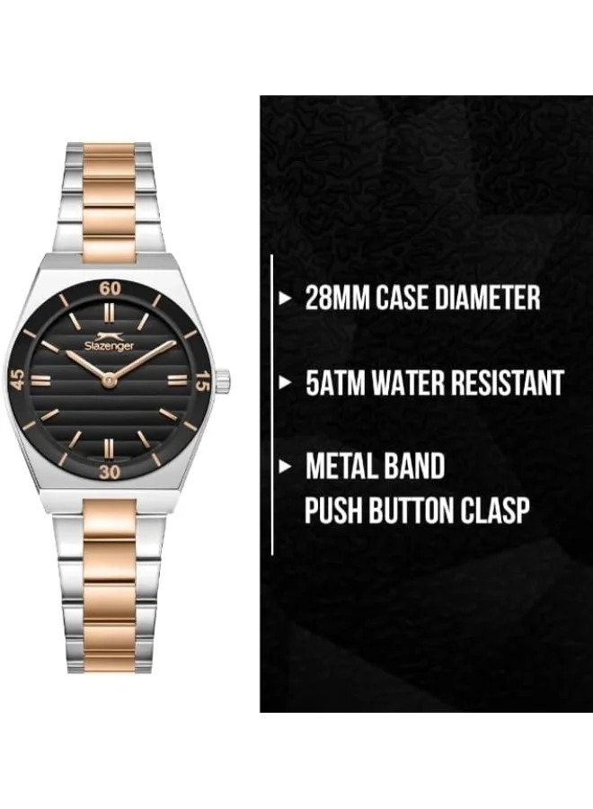 Slazenger Women's Metal Analog Watch SL.9.2470.3.05 - 28 mm