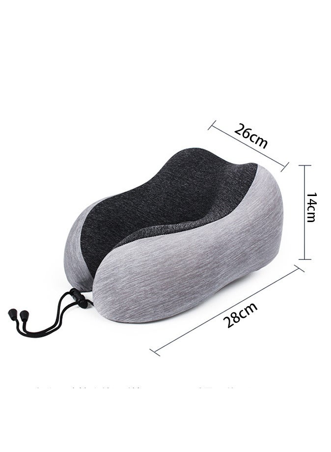 Travel Pillow Memory Foam Neck Pillow For Airplane Car Travel Home Use  - Image 3