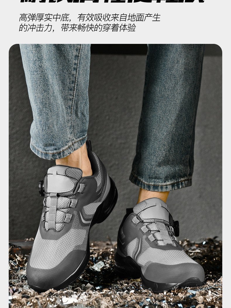 Labor Protection Shoes For Men, Anti-Smash And Anti-Puncture Steel Toe Ultra-Lightweight Construction Site Men'S Shoes, Casual And Fashionable - Image 4