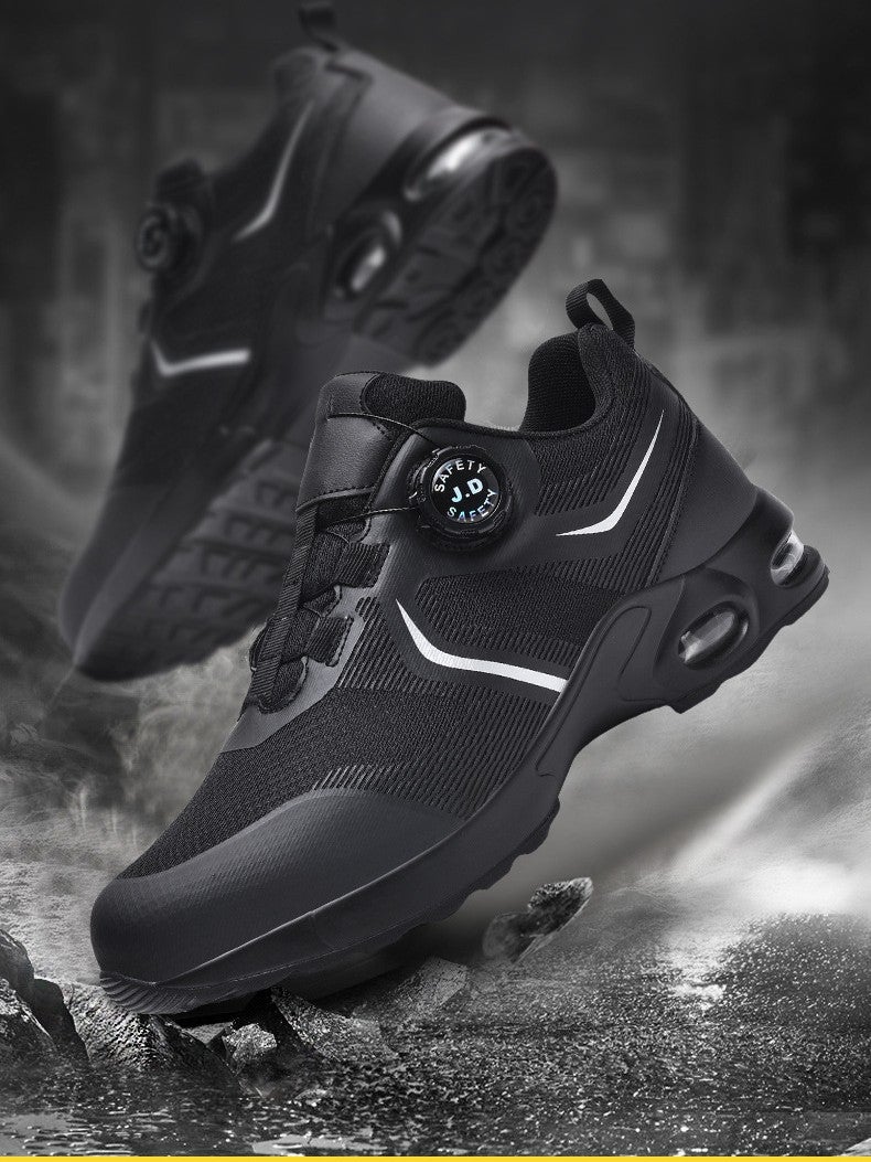 Labor Protection Shoes For Men, Anti-Smash And Anti-Puncture Steel Toe Ultra-Lightweight Construction Site Men'S Shoes, Casual And Fashionable - Image 2