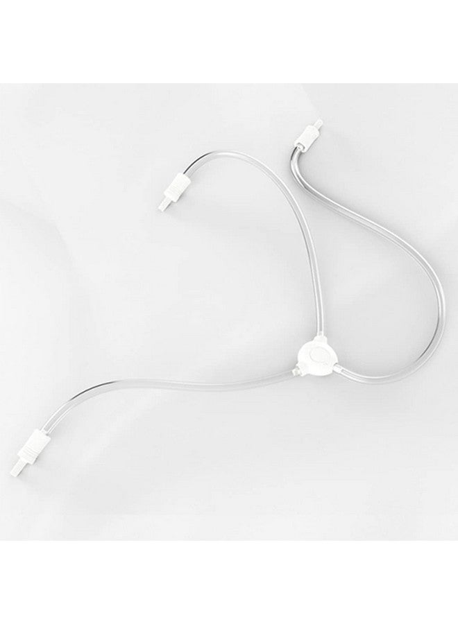 UNIKOO Hands Free Milk Collection Cups Parts Replacement, Spare Y-Shape Silicon Tubing - Image 1