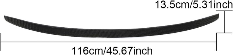 Wivplex Car Rear Wing Spoiler for A5 Sedan 2009-2016 - Image 2