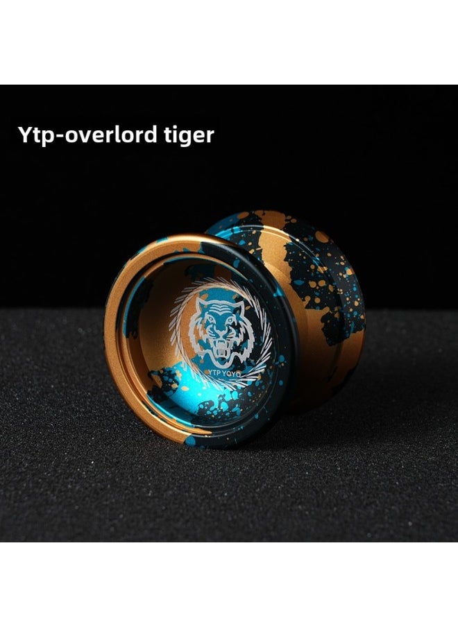 YTP H3 Sun Yo-yo Dead Sleep Professional Fancy Competitive Super Long Idle Alloy Yo-yo بالجملة - اللون: .Overlord Tiger - المواصفات: 10 حبال  - Image 1