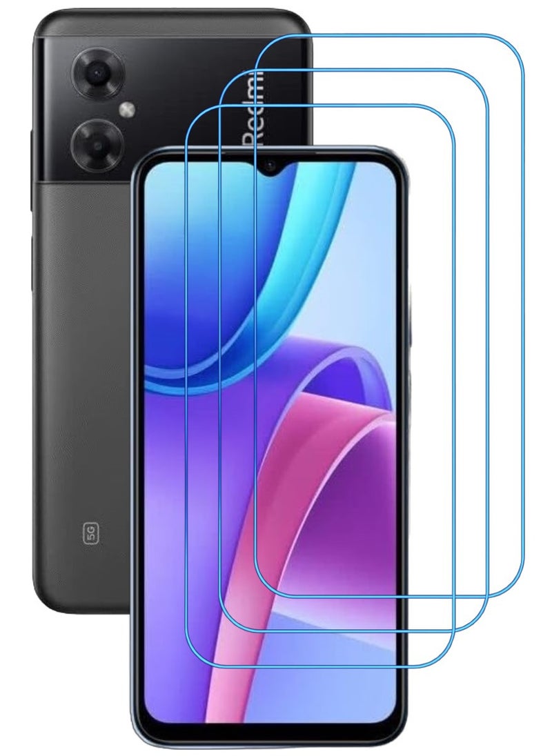 ACLIX 3 Pieces Antistatic ESD Dustproof Premium Quality High Definition Clear Tempered Glass Screen Protector Designed For Xiaomi Redmi Note 11R - Image 1