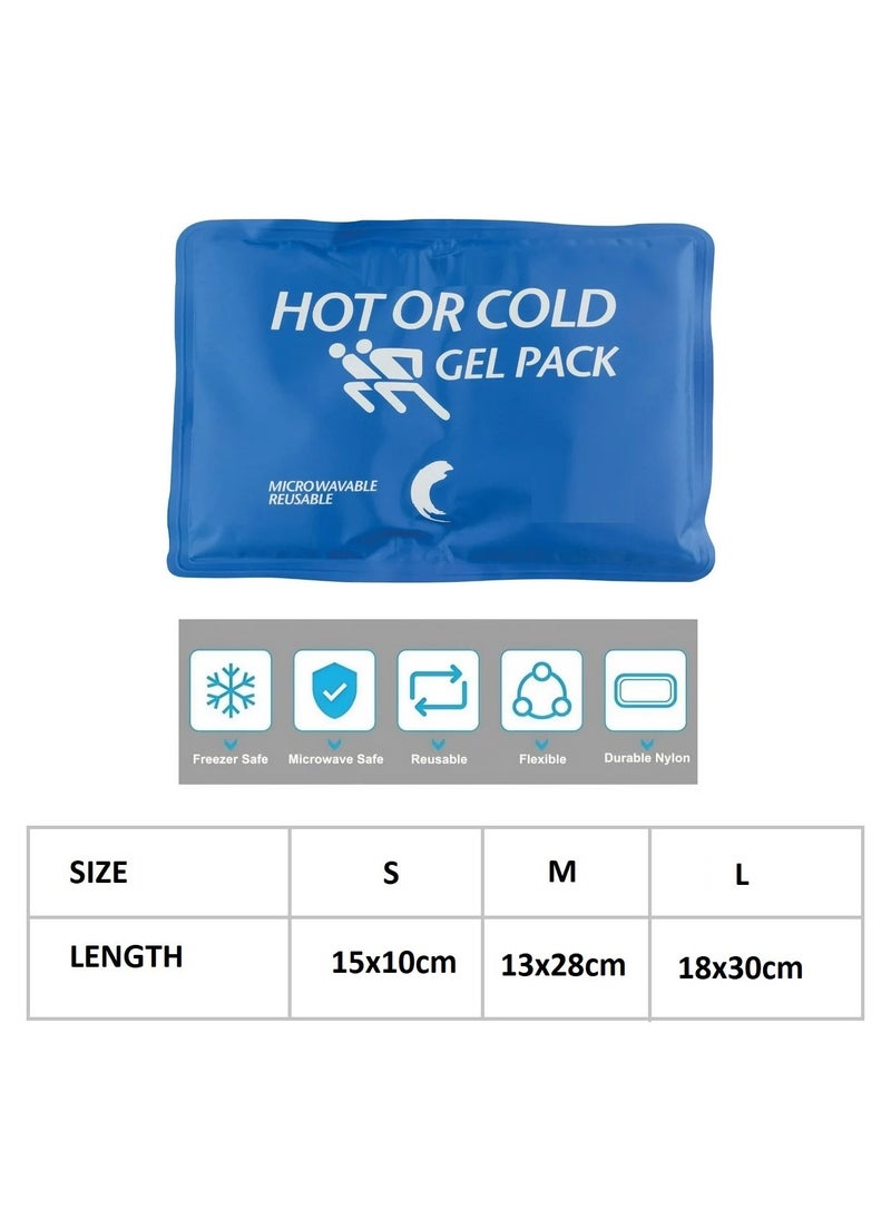 Ritecare Hot, Cold Reusable Gel Packs - Hot Cold Pack for Overheating, Injuries, Pain Relief, First Aid  - Image 2