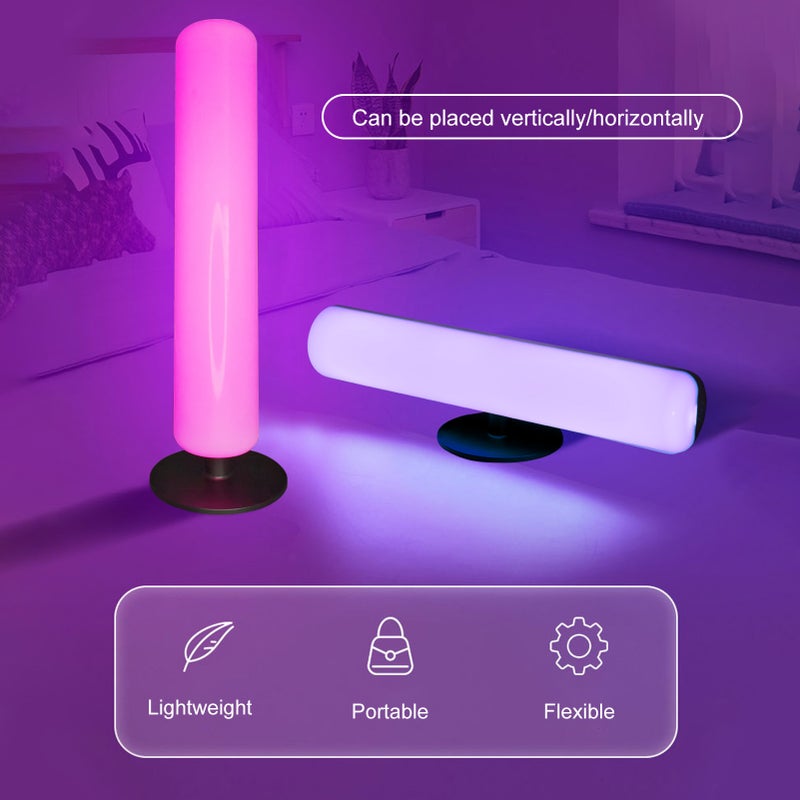 مصباح تزيين ذكي لخلفية التلفزيון المكتبي مع إضاءة أجواء RGB بتعديل سطوع الإضاءة وسيطرة عن بعد للاستخدام في غرفة المعيشة وغرفة النوم وتزيين الحفلات - Image 5