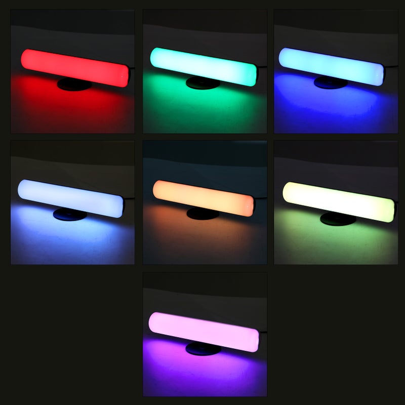 مصباح تزيين ذكي لخلفية التلفزيון المكتبي مع إضاءة أجواء RGB بتعديل سطوع الإضاءة وسيطرة عن بعد للاستخدام في غرفة المعيشة وغرفة النوم وتزيين الحفلات - Image 2