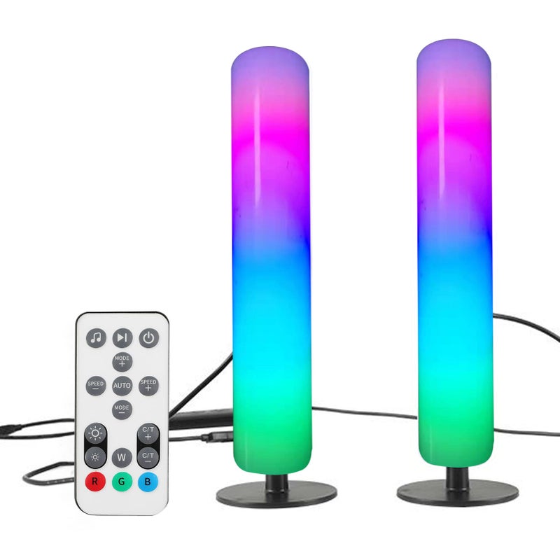 مصباح تزيين ذكي لخلفية التلفزيון المكتبي مع إضاءة أجواء RGB بتعديل سطوع الإضاءة وسيطرة عن بعد للاستخدام في غرفة المعيشة وغرفة النوم وتزيين الحفلات - Image 1