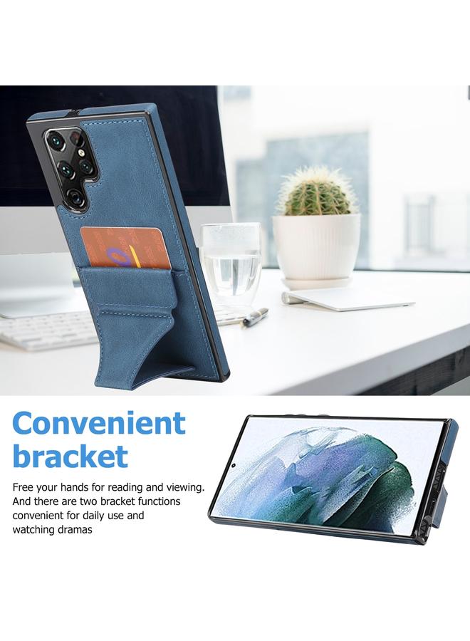 S-TOP Case For Samsung Galaxy S23 Ultra 5G Ultra-thin Shockproof Phone Protective Case with Holder - Image 4