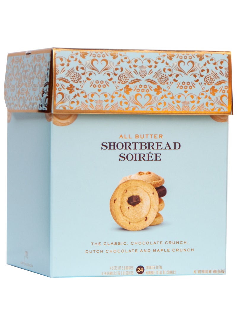 Mary Macleod's Shortbread All-Butter Blue Gift Box of Variety Shortbread Cookies  480 gm- 4 Flavors  - Image 2