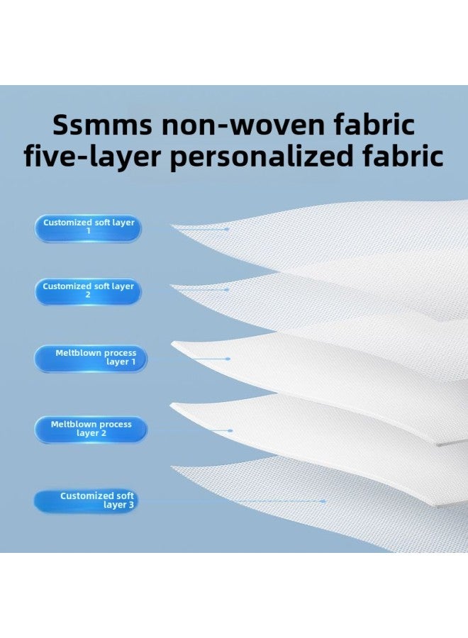 Disposable Four-piece Bed Sheet Travel Two-person Hotel Dirty-separated Three-piece Set Portable Quilt Cover Pillowcase Suit-Specifications:Grid Bear And Rabbit Four-piece Set [bed Sheets + Quilt Cover + 2 Pillowcases] - Image 3