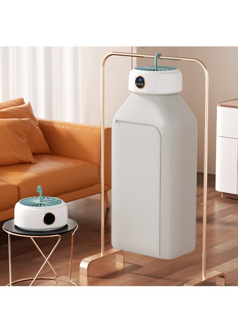 Portable Clothes Dryer, Mini Dryer with Drying Bag, Foldable Dryer with 8h Timer Touch Switch, 600W Compact Drying Machine with Retractable Hanger and Folding Hook for Travelling Flats Caravan