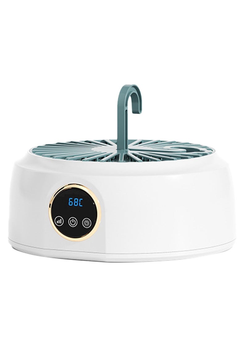Bukela - Portable Clothes Dryer, Mini Dryer with Drying Bag, Foldable Dryer with 8h Timer Touch Switch, 600W Compact Drying Machine with Retractable Hanger and Folding Hook for Travelling Flats Caravan - Image 1