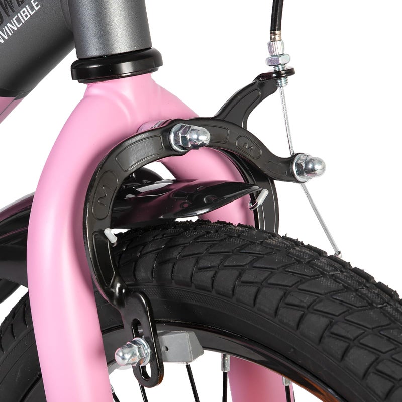 JOYSTAR New Berry 14 Inch Kids Bike for Girls Ages 3-5 Years Old, 14inch Bikes with Training Wheels & Basket, 14 in Toddler Bike in Pink - Image 5