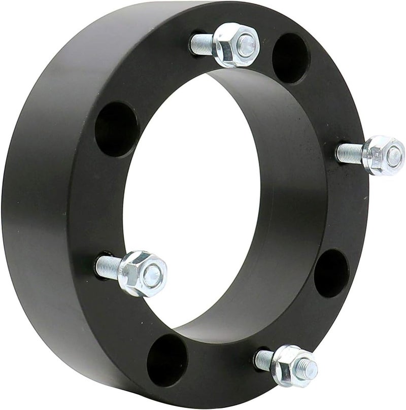 hicks 4x156 Wheel Spacers 2" Thick Wheel Spacer Adapters 131mm Hub Bore with 3/8"-24 Studs fit for 1998-2009 Polaris Ranger, 2008-2012 Polaris RZR, Set of 2 - Image 2