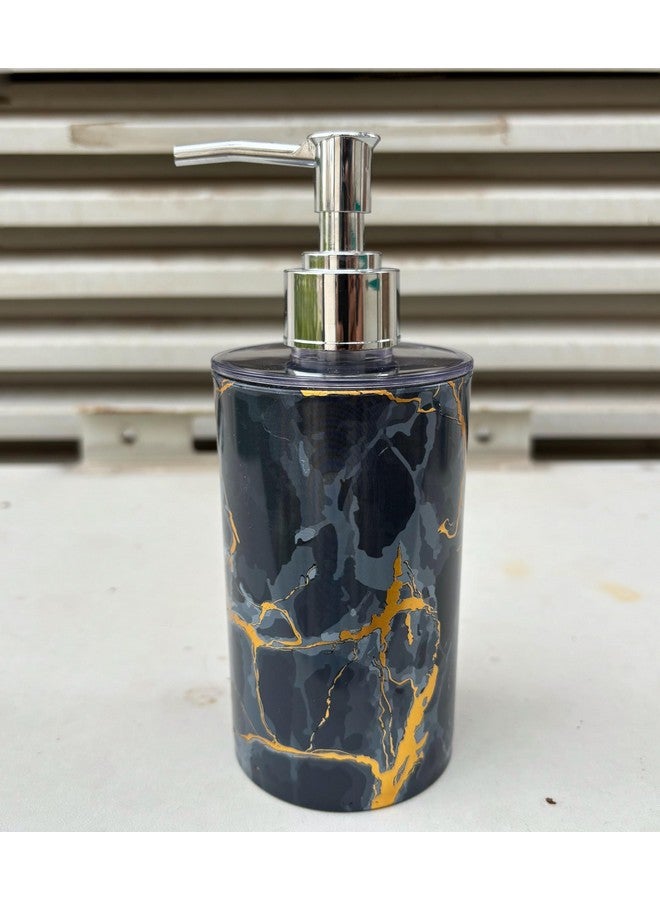 EMOH ROCED Liquid Soap Dispenser|Sanitizer Dispenser, Lotion, Shampoo Dispenser | Handwash Bottle for Kitchen | Soap Dispenser for Wash Basin 300ML (Marble Black) - Image 4