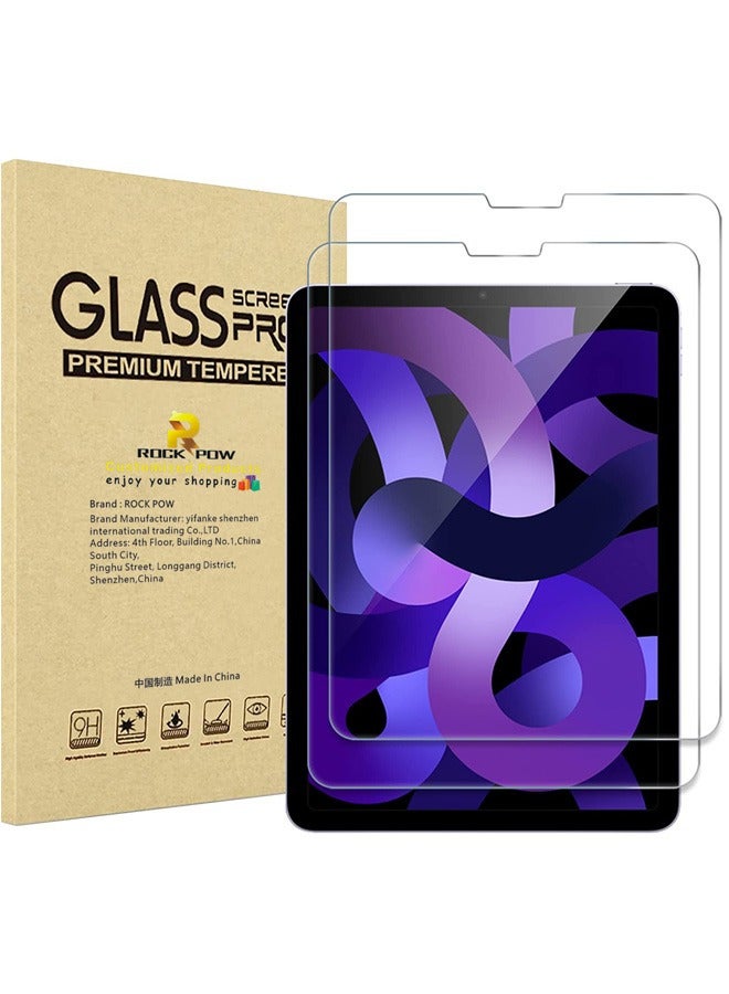 Rock Pow 2 Pack iPad Pro 11 Screen Protector 2022 2021 2020 2018, Tempered Glass Screen Film Guard Screen Protector for iPad Pro 11 4th 2022/3rd Gen 2021 /2nd Gen 2020/ 1st Gen 2018 Clear