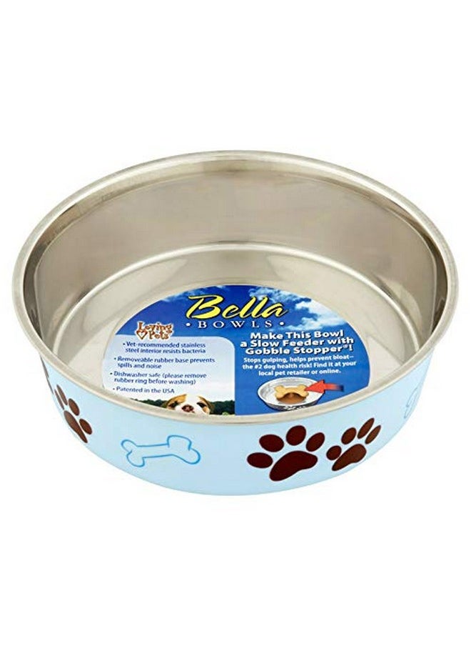 Loving Pets Bella Bowls Murano Blue (Small)  - Image 5