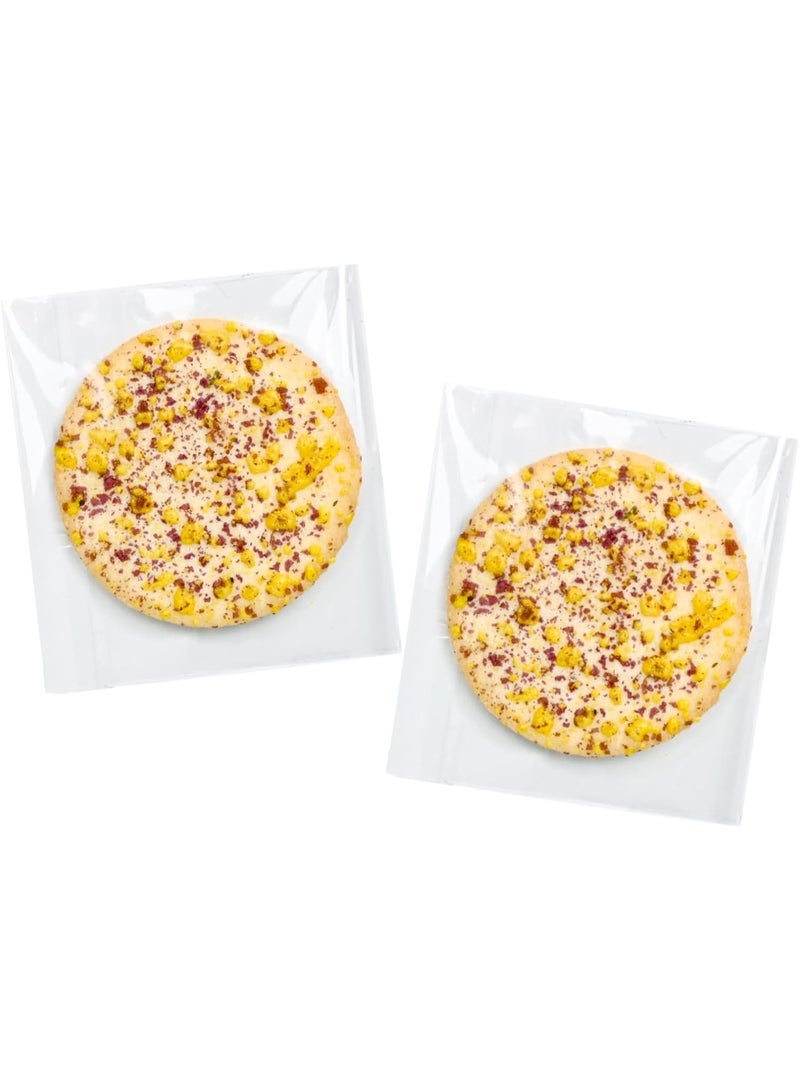 ChenDa 100 transparent, resealable plastic bags; snack-sized self-sealing bags suitable for biscuits, cards, envelopes and photographs, measuring 8 cm × 10 cm - Image 2