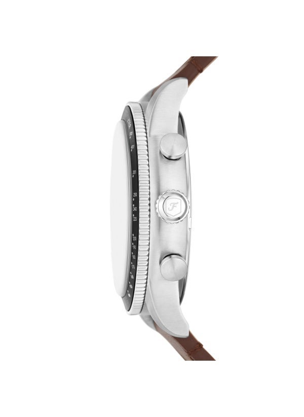 FOSSIL Fs6042 Leather Straps Analogue Watch  - Image 3