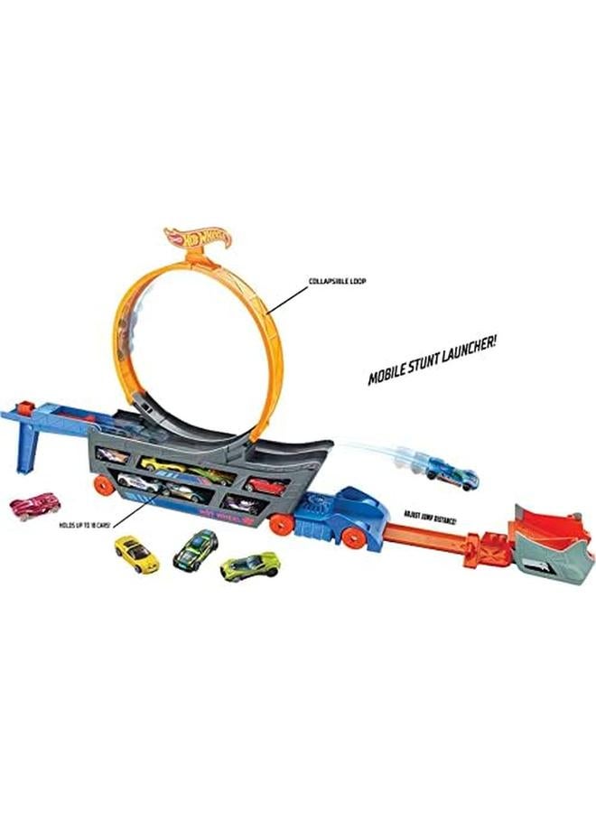 Hot Wheels Stunt And Go Transporter Truck - Image 3