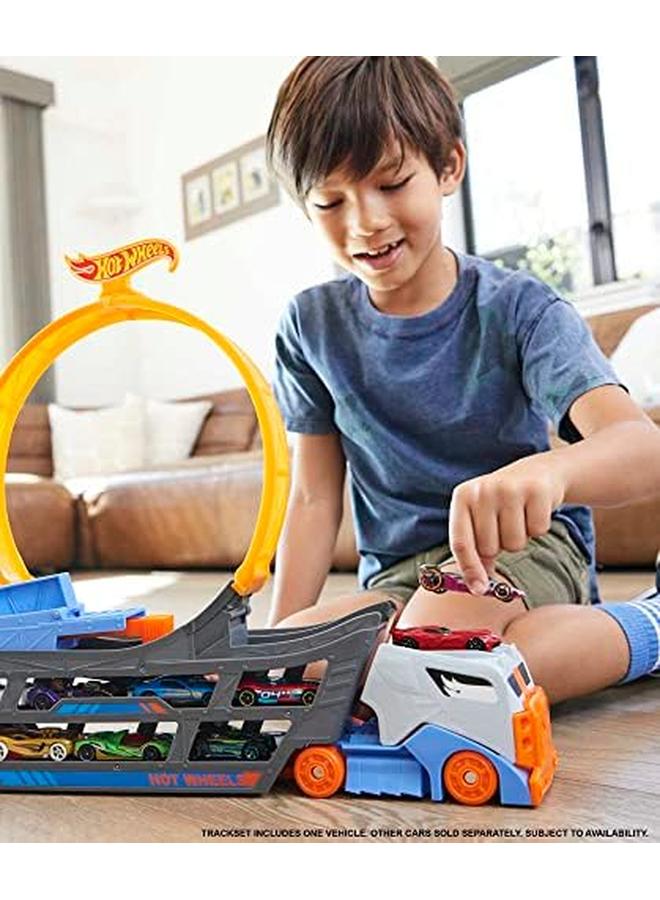 Hot Wheels Stunt And Go Transporter Truck - Image 2
