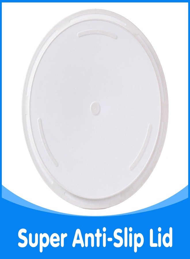 Odoorgames Round Sensory Bin with Lid - Large (16.9"), Sealable - 6 Removable Storage Dividers, Sensory Tray for Toddler Play and Educational Activities - Image 3