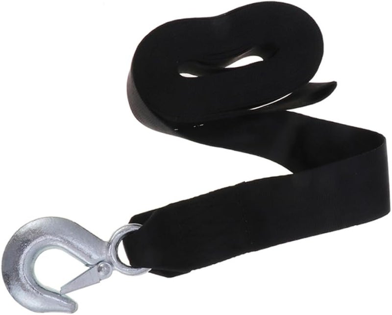 Portable Winch Straps with Quick Release Hook 2 Inch Tow Rope for Cars Trailers SUVs - Image 2