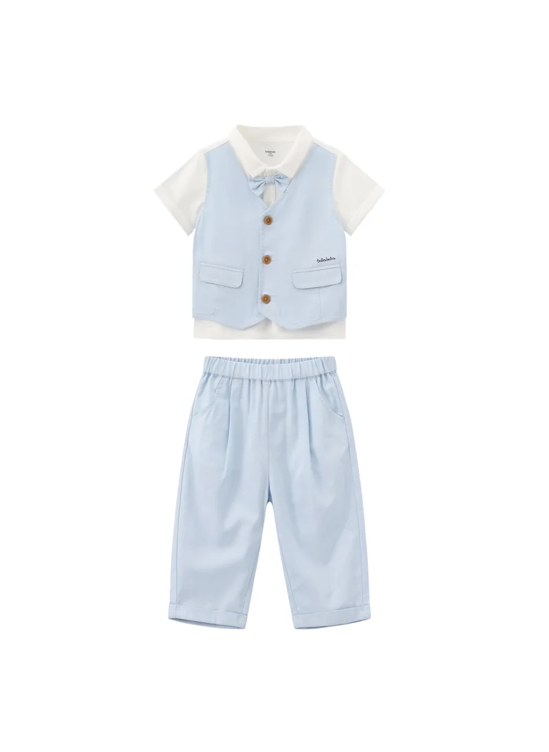 Baby Boys Woven short sleeve suit