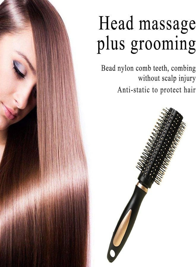 Aternal Hair Roller Brush, Rolling Hairbrushes for Blow Drying Hair Styling Tools Women, Hair Styling Tools at home, Creating and Smoothing Curly or Wavy Hair Brush Hair Dryer Brush Hair Styling Appliances with Tail Comb - Image 5